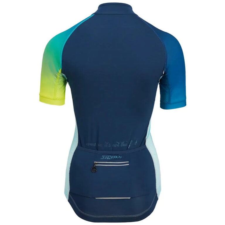 Silvini Mazzana Short Sleeve Jersey XS Navy / Turquoise - 2XL Navy / Turquoise - Image 2