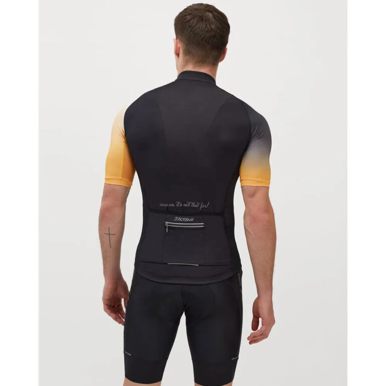 Silvini Mazzano Short Sleeve Jersey M Black / Yellow - 2XL Black / Yellow - Image 4