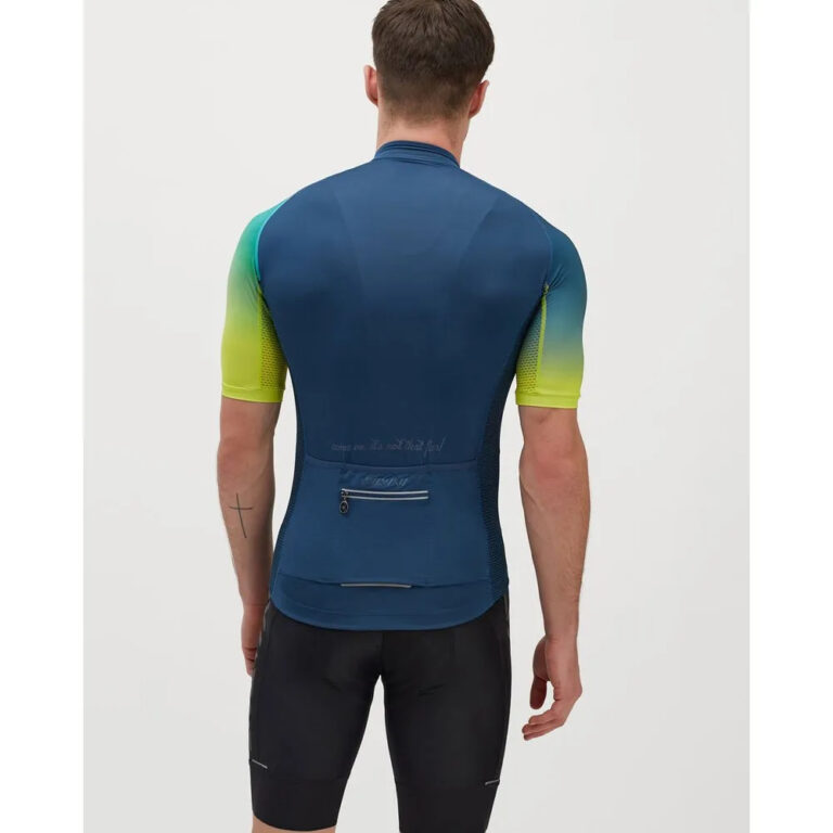 Silvini Mazzano Short Sleeve Jersey S Navy / Lime - 3XL Navy / Lime - Image 4