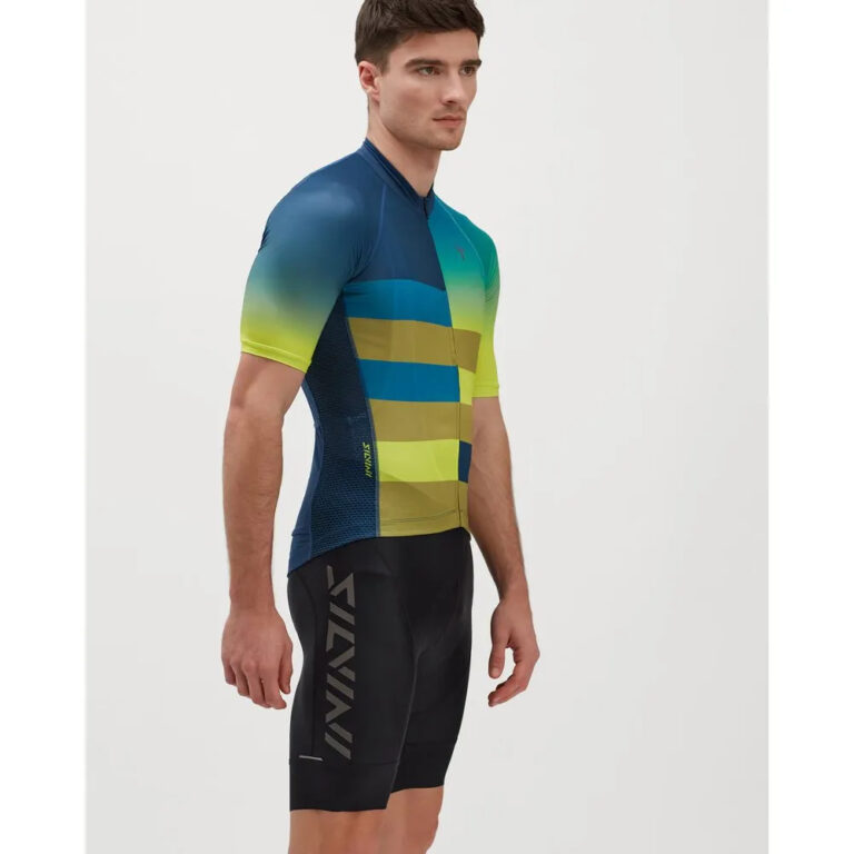 Silvini Mazzano Short Sleeve Jersey S Navy / Lime - 3XL Navy / Lime - Image 5