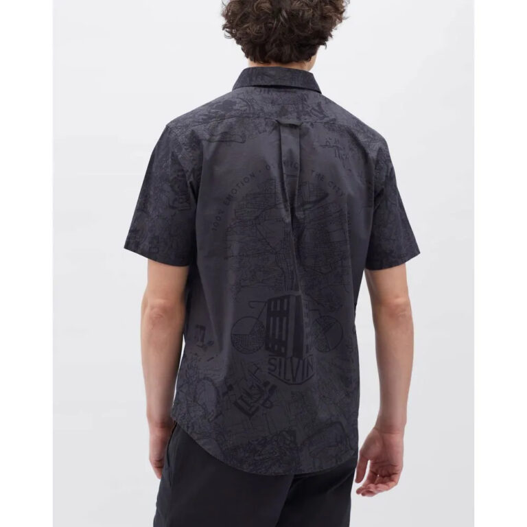 Silvini Montoro Short Sleeve Shirt S Charcoal - 3XL Charcoal - Image 5