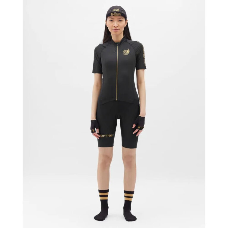 Silvini Mottolina Short Sleeve Jersey XS Black / Gold - XL Black / Gold - Image 3