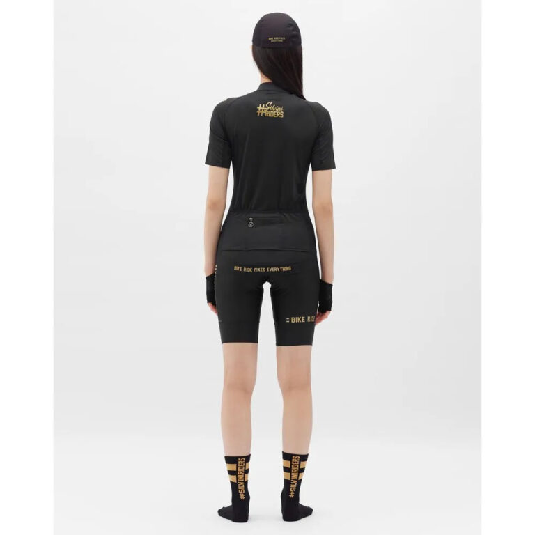 Silvini Mottolina Short Sleeve Jersey XS Black / Gold - XL Black / Gold - Image 4