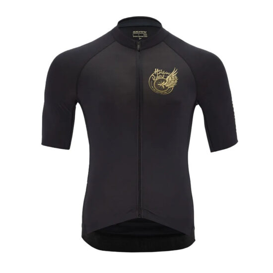 Silvini Mottolino Short Sleeve Jersey S Black / Gold - 2XL Black / Gold