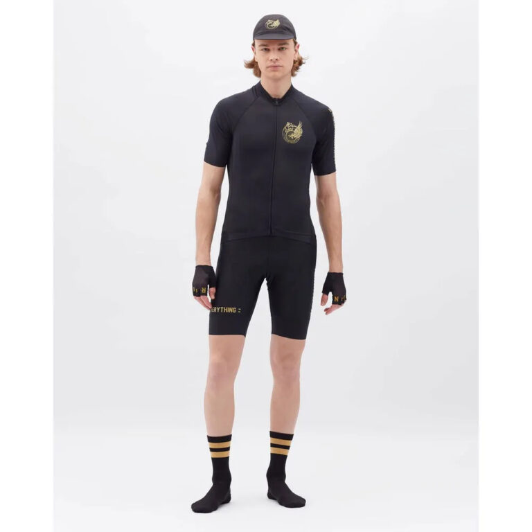 Silvini Mottolino Short Sleeve Jersey S Black / Gold - 2XL Black / Gold - Image 3