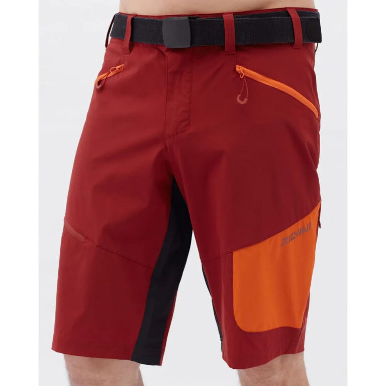 Silvini Rango Pro Shorts M Merlot / Orange - 3XL Merlot / Orange - Image 3