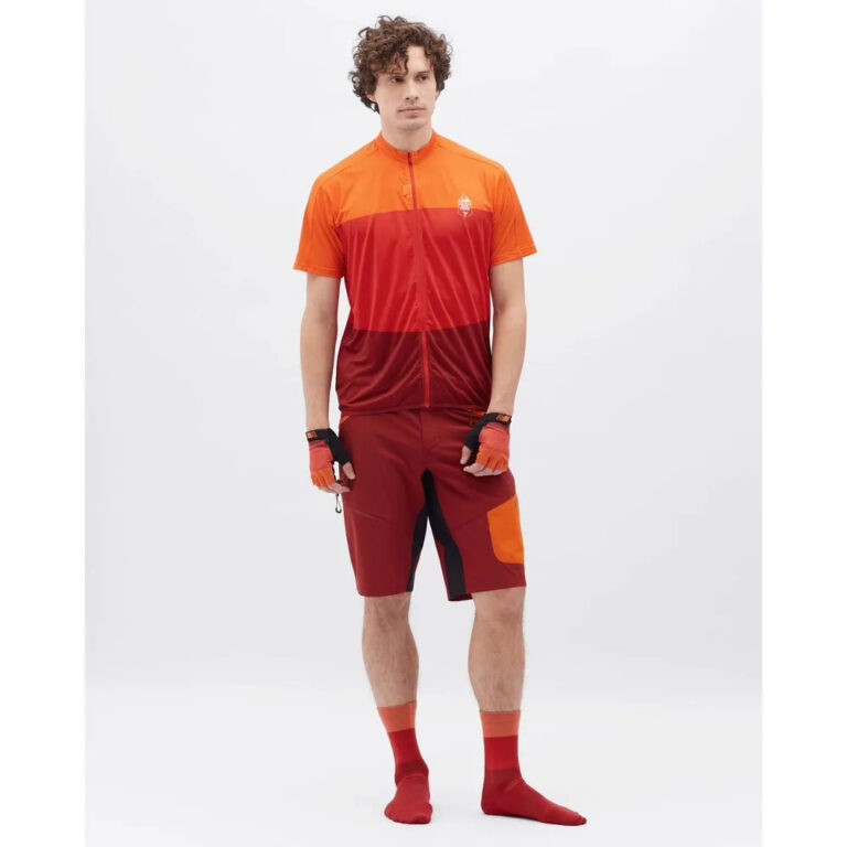 Silvini Rango Pro Shorts M Merlot / Orange - 3XL Merlot / Orange - Image 5