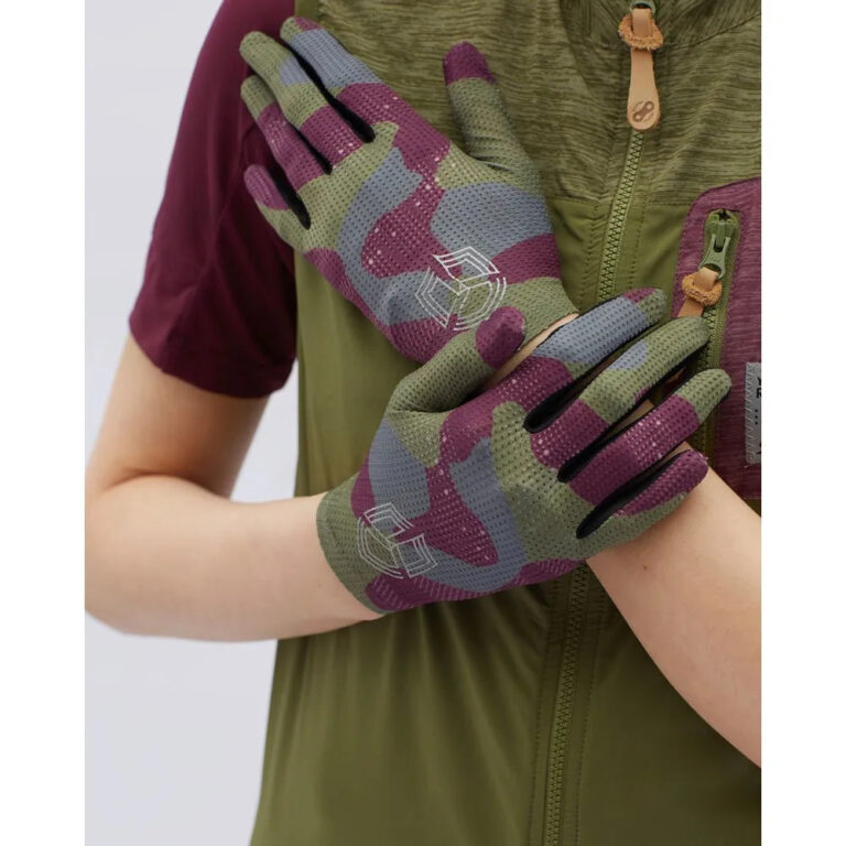 Silvini Saltara Gloves S Plum / Olive - L Plum / Olive - Image 3