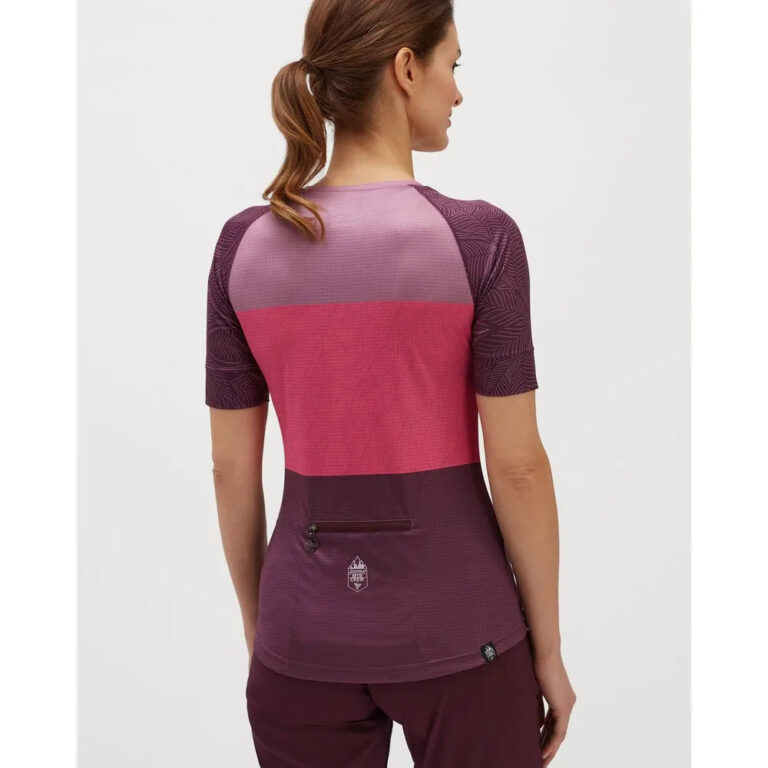 Silvini Stabina MTB Short Sleeve Jersey XS Plum / Fuchsia - 2XL Plum / Fuchsia - Image 4