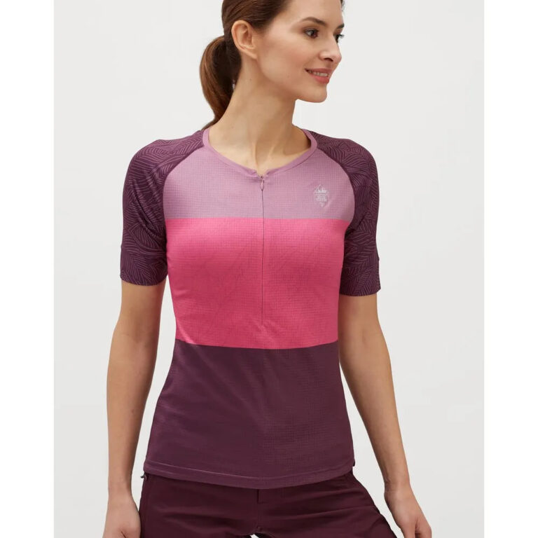 Silvini Stabina MTB Short Sleeve Jersey XS Plum / Fuchsia - 2XL Plum / Fuchsia - Image 5