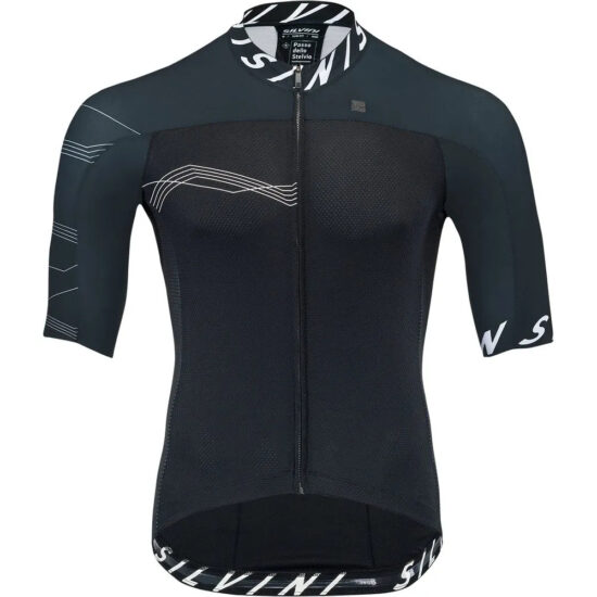 Silvini Stelvio Short Sleeve Jersey XS Black / White - 2XL Black / White