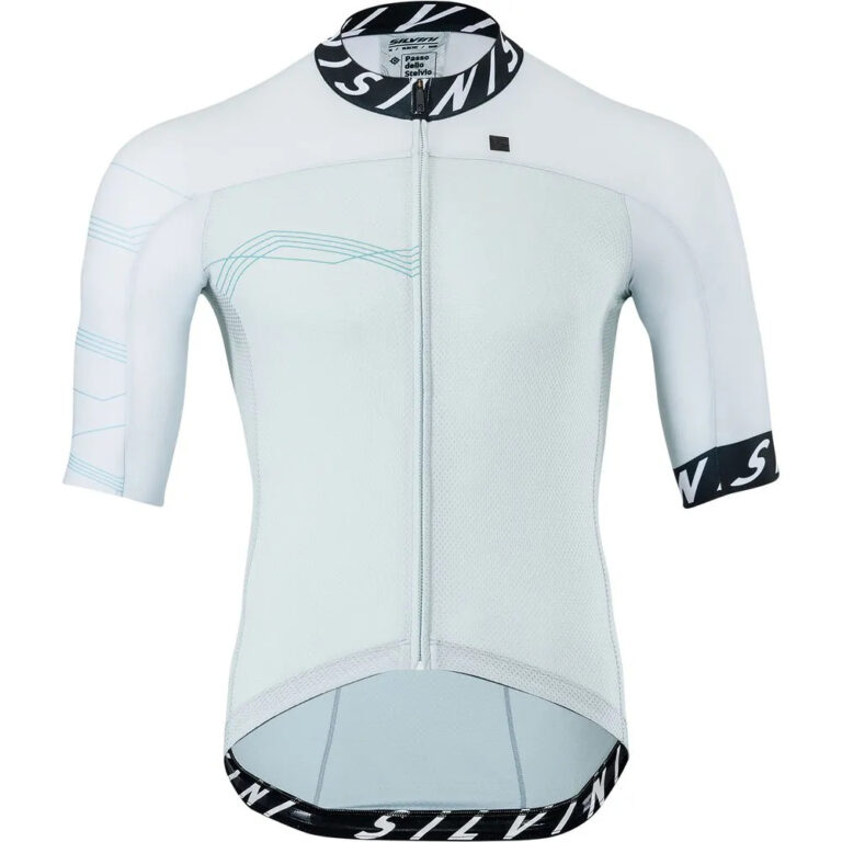 Silvini Stelvio Short Sleeve Jersey XS Light Blue / Black - 2XL Light Blue / Black