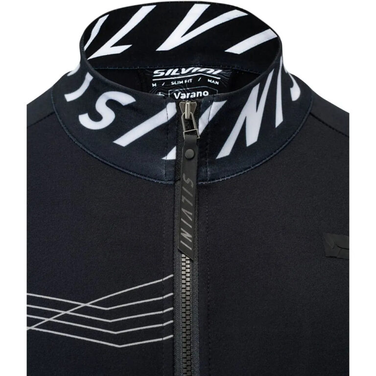 Silvini Varano Long Sleeve Jersey S Black / White - 3XL Black / White - Image 3