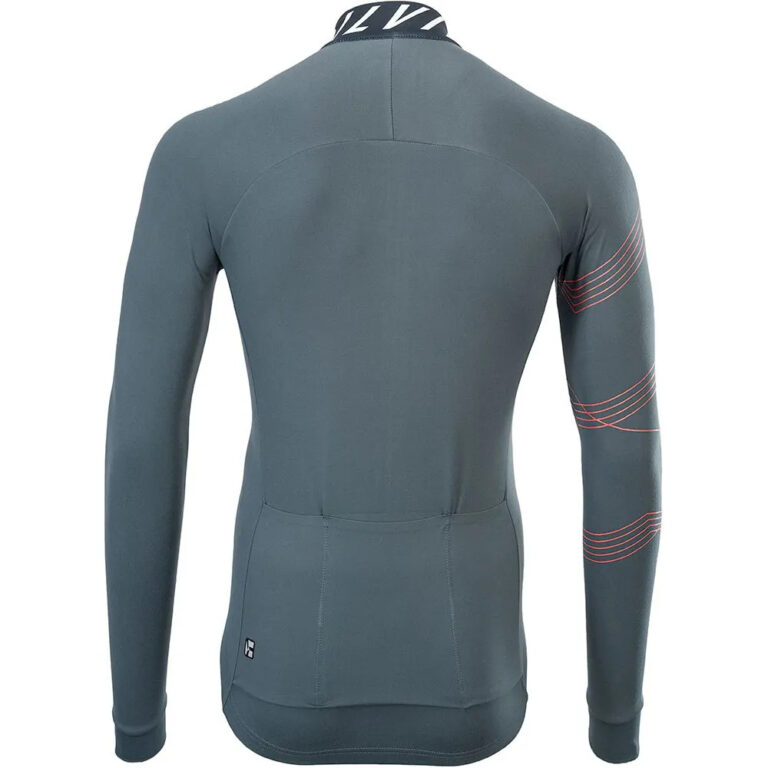 Silvini Varano Long Sleeve Jersey XS Charcoal / Ruby - 3XL Charcoal / Ruby - Image 2