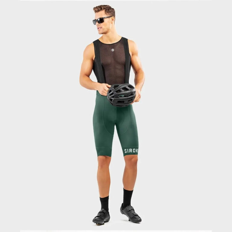 Siroko BX Oberwald Bib Shorts XS Black / Green - 2XL Black / Green - Image 4