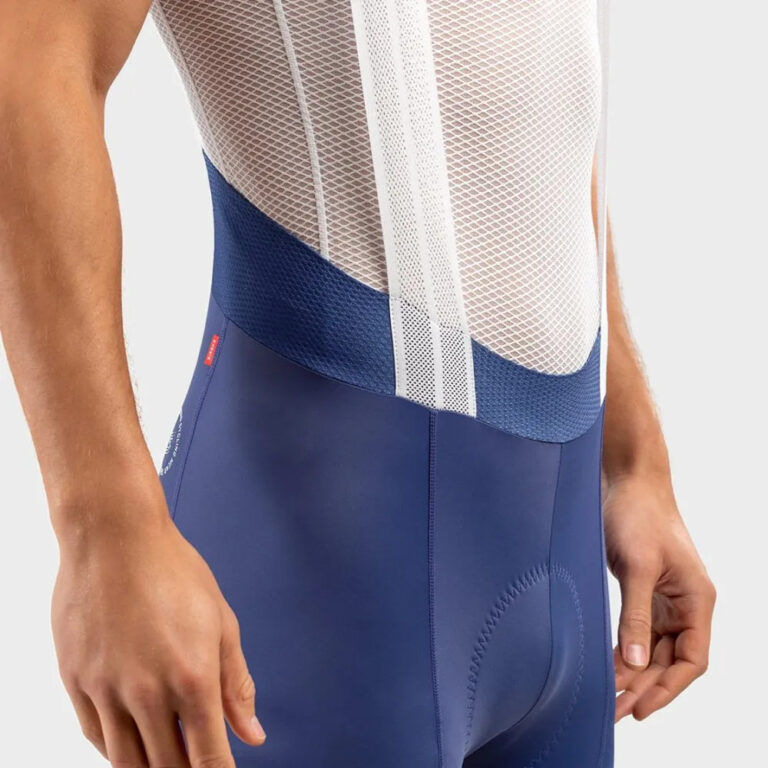 Siroko BX Umbrail Bib Shorts XS Blue / White - 2XL Blue / White - Image 6