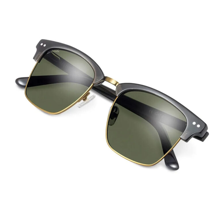 Siroko Hudson Sunglasses Grey Mirror/CAT3 Black - Image 3