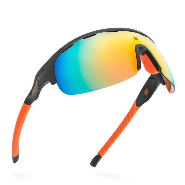 Siroko K3 California Sunglasses Orange Mirror/CAT3 Black / Blue - Image 3