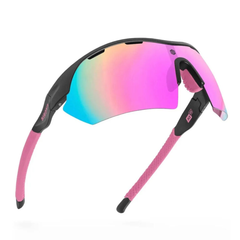 Siroko K3Xs Happy Road Sunglasses Pink Mirror/CAT0 Black - Image 3