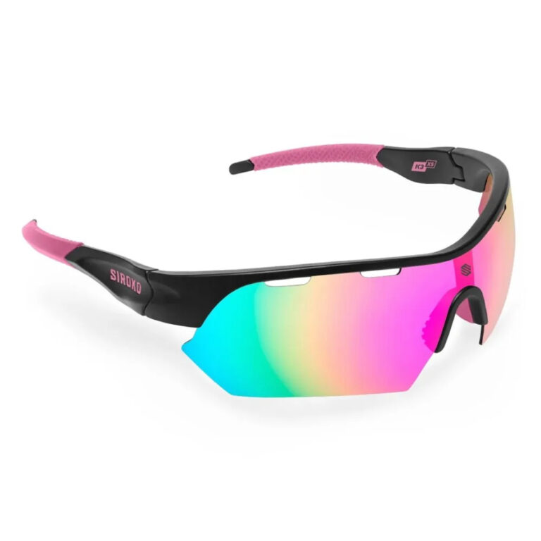 Siroko K3Xs Happy Road Sunglasses Pink Mirror/CAT0 Black - Image 4