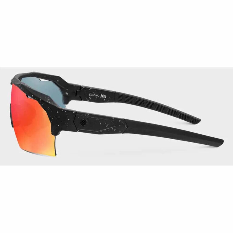 Siroko K4 SRX Randonneur Sunglasses Orange/CAT3 Black / Red - Image 4