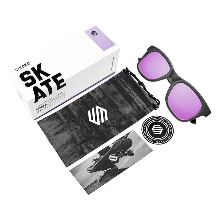 Siroko Los Lances Polarized Sunglasses Purple/CAT3 Black - Image 5