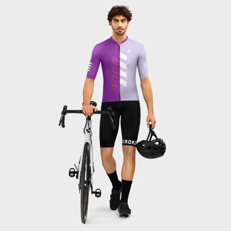 Siroko M2 Aconcagua Short Sleeve Jersey L Violet / Lavender - Image 4