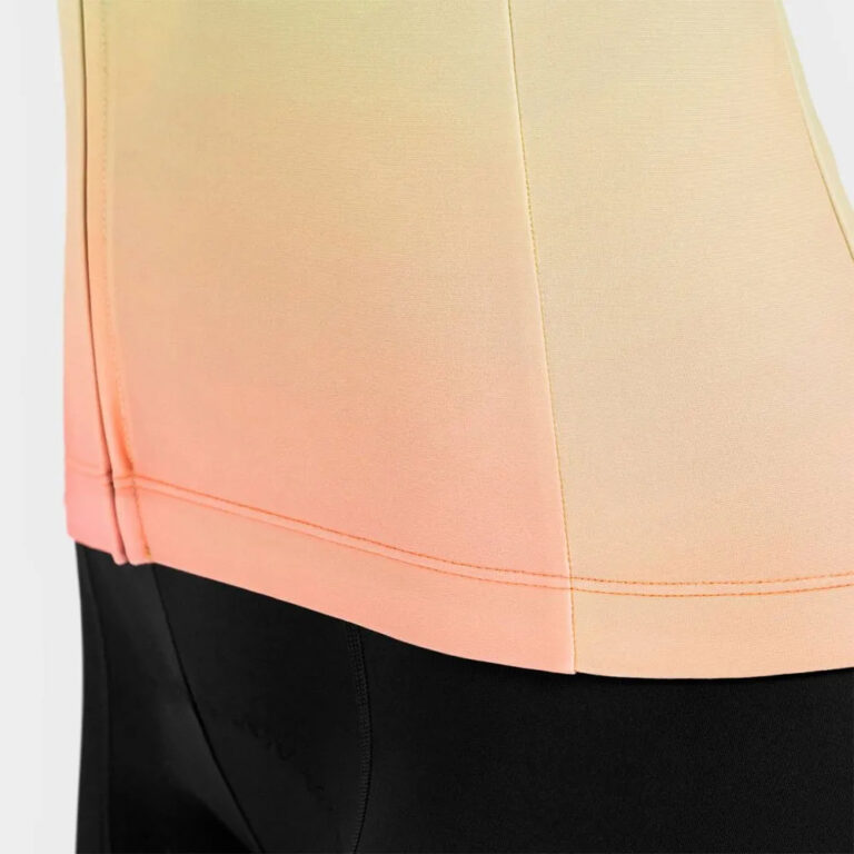 Siroko M2 Angles Short Sleeve Jersey M Yellow / Peach Pink - Image 6