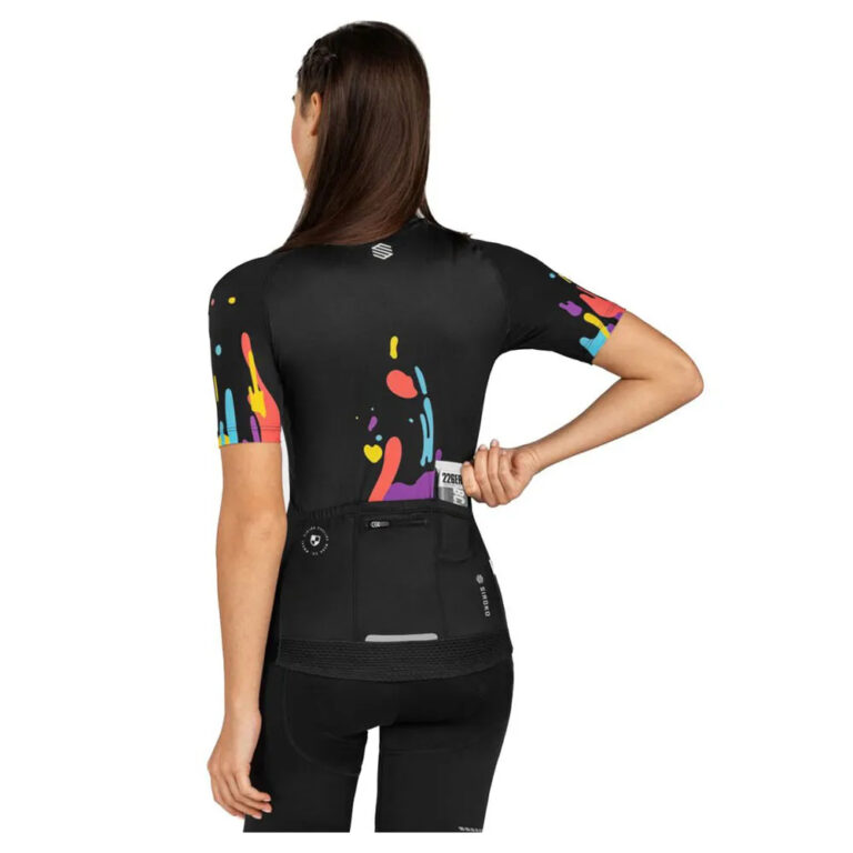 Siroko M2 Aquarelle Short Sleeve Jersey XS Black / Violet - XL Black / Violet - Image 2