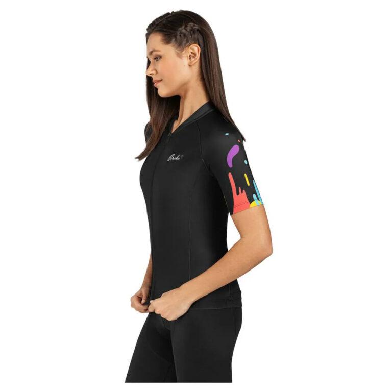 Siroko M2 Aquarelle Short Sleeve Jersey XS Black / Violet - XL Black / Violet - Image 3