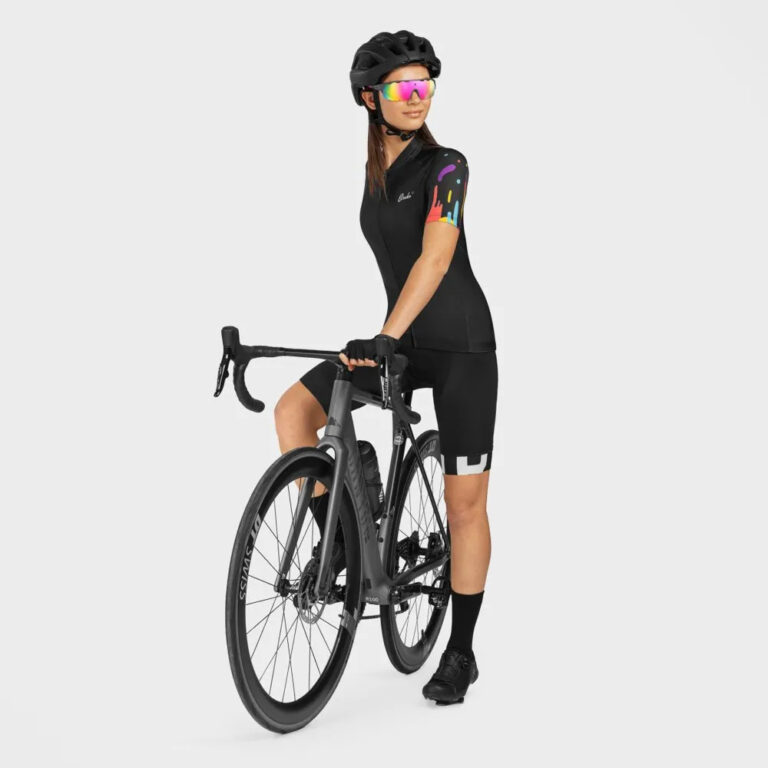 Siroko M2 Aquarelle Short Sleeve Jersey XS Black / Violet - XL Black / Violet - Image 4