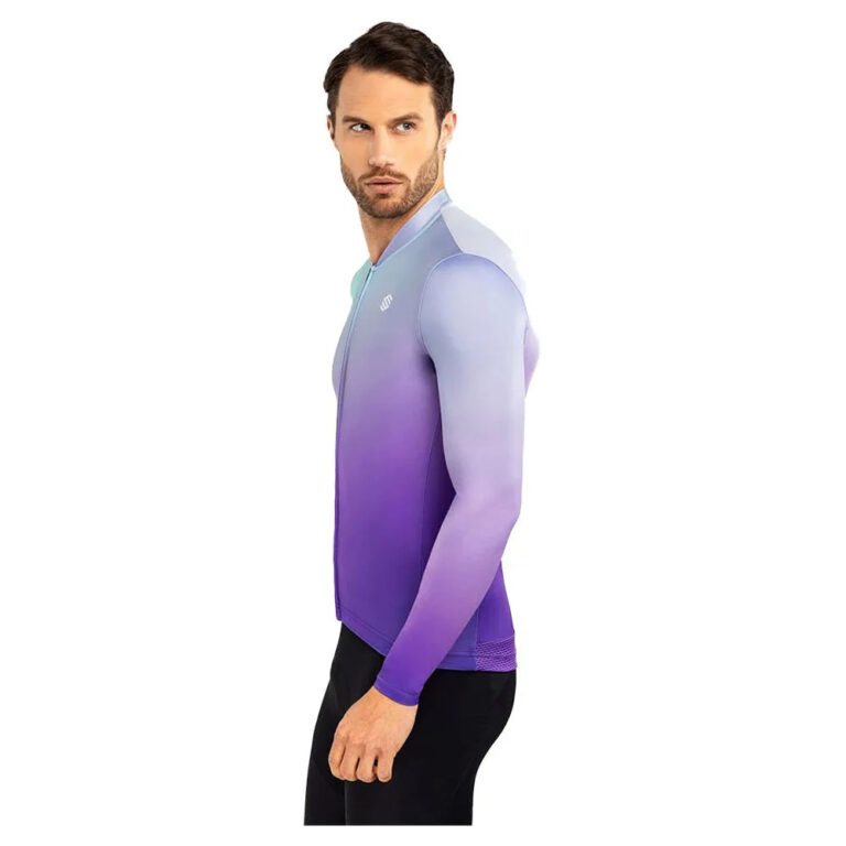 Siroko M2 Atlas Long Sleeve Jersey L Violet / Ash Green - Image 3