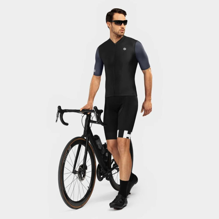 Siroko M2 Bregenz Short Sleeve Jersey M Black / Grey - L Black / Grey - Image 4