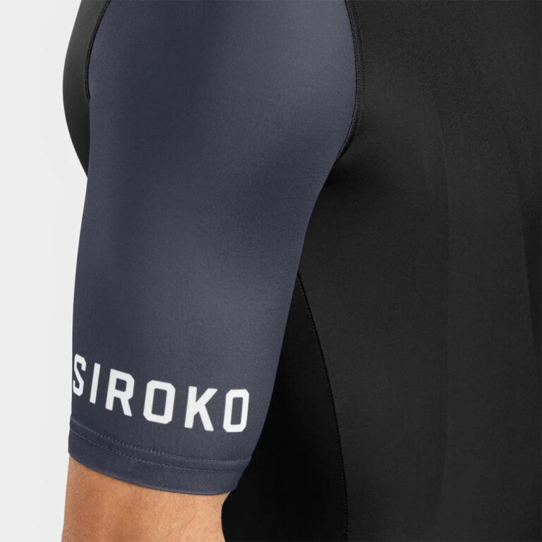 Siroko M2 Bregenz Short Sleeve Jersey M Black / Grey - L Black / Grey - Image 6