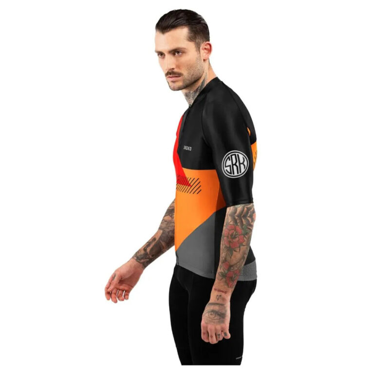 Siroko M2 California Short Sleeve Jersey XS Black / Orange - M Black / Orange - Image 2