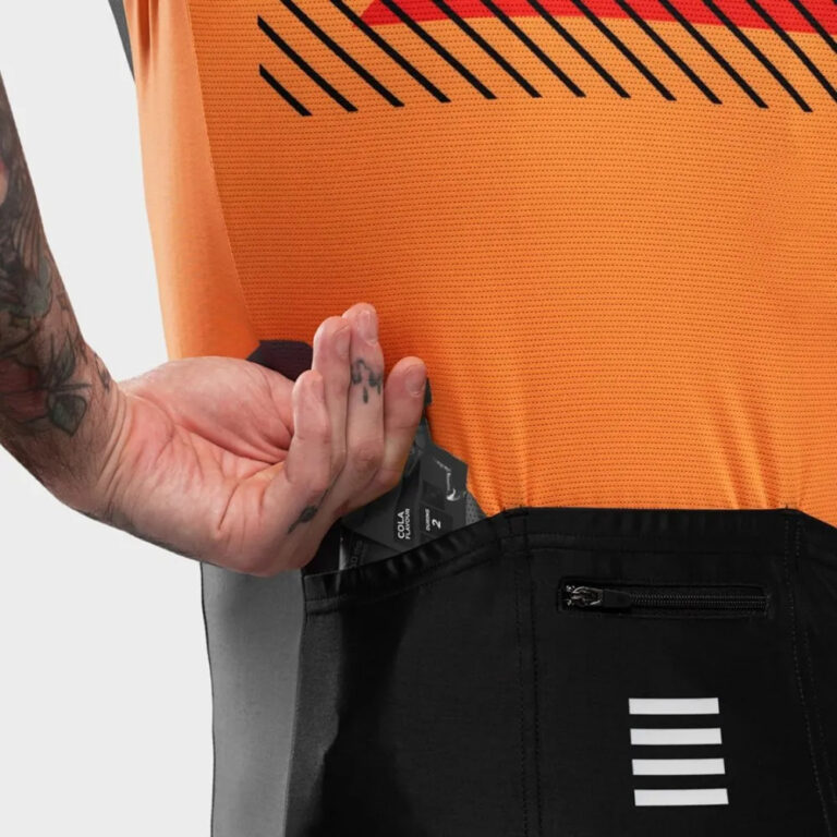 Siroko M2 California Short Sleeve Jersey XS Black / Orange - M Black / Orange - Image 5