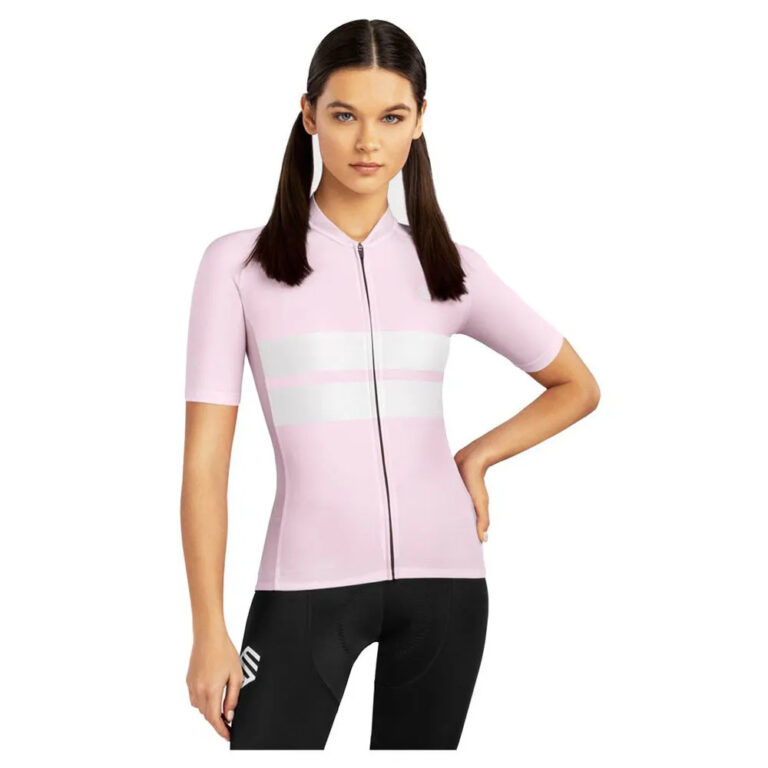 Siroko M2 Dalsnibba Short Sleeve Jersey S Bubblegum Pink / White - XL Bubblegum Pink / White