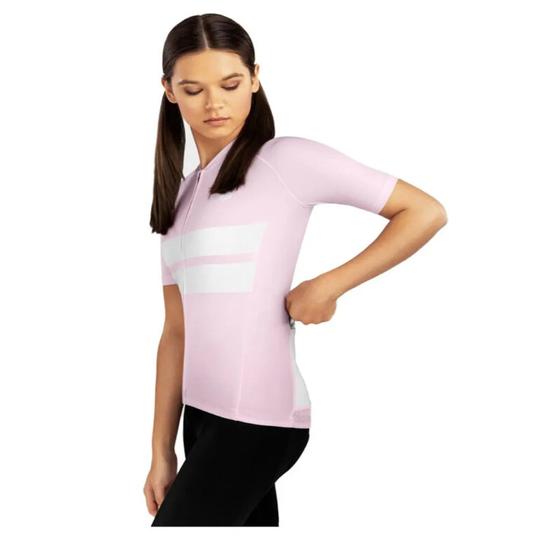 Siroko M2 Dalsnibba Short Sleeve Jersey S Bubblegum Pink / White - XL Bubblegum Pink / White - Image 3