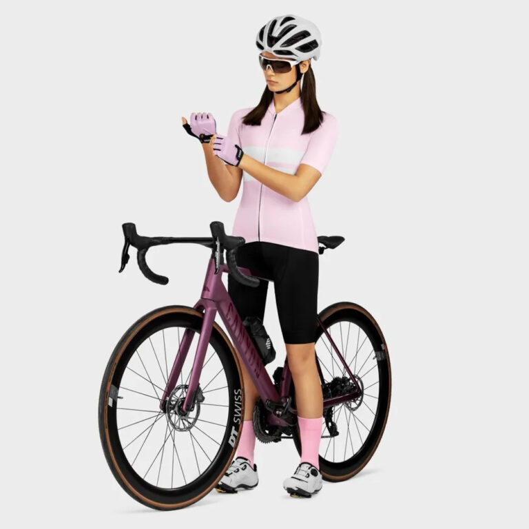 Siroko M2 Dalsnibba Short Sleeve Jersey S Bubblegum Pink / White - XL Bubblegum Pink / White - Image 4