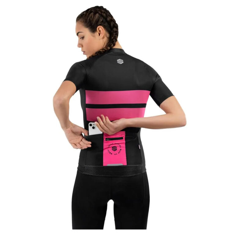 Siroko M2 Double Track Short Sleeve Jersey XS Black / Pink - Image 2