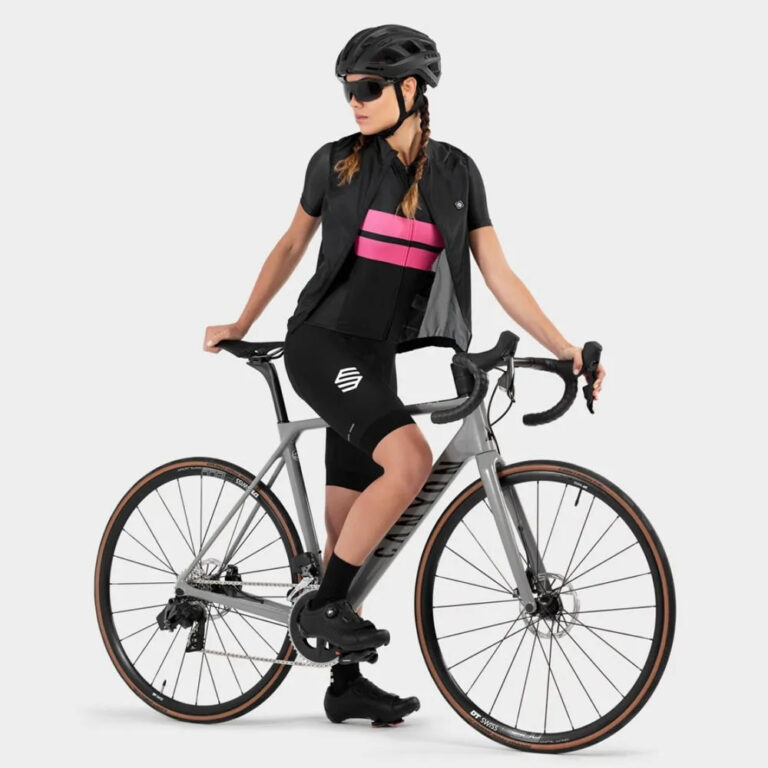 Siroko M2 Double Track Short Sleeve Jersey XS Black / Pink - Image 4