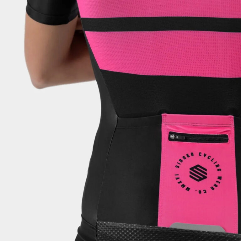 Siroko M2 Double Track Short Sleeve Jersey XS Black / Pink - Image 6