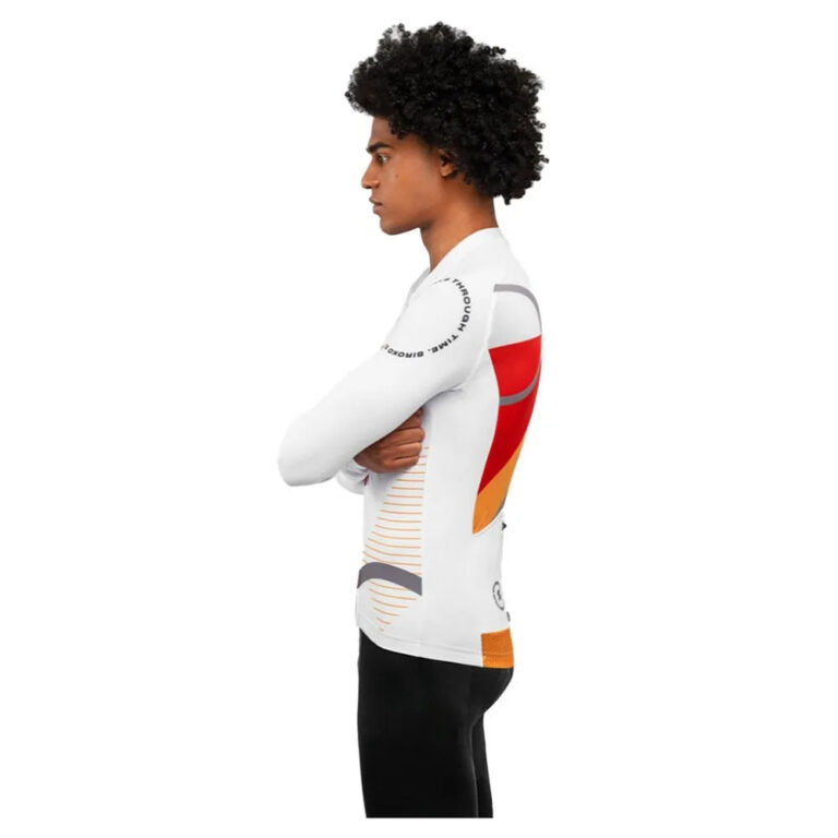 Siroko M2 Finish Line Long Sleeve Jersey M White - 2XL White - Image 3