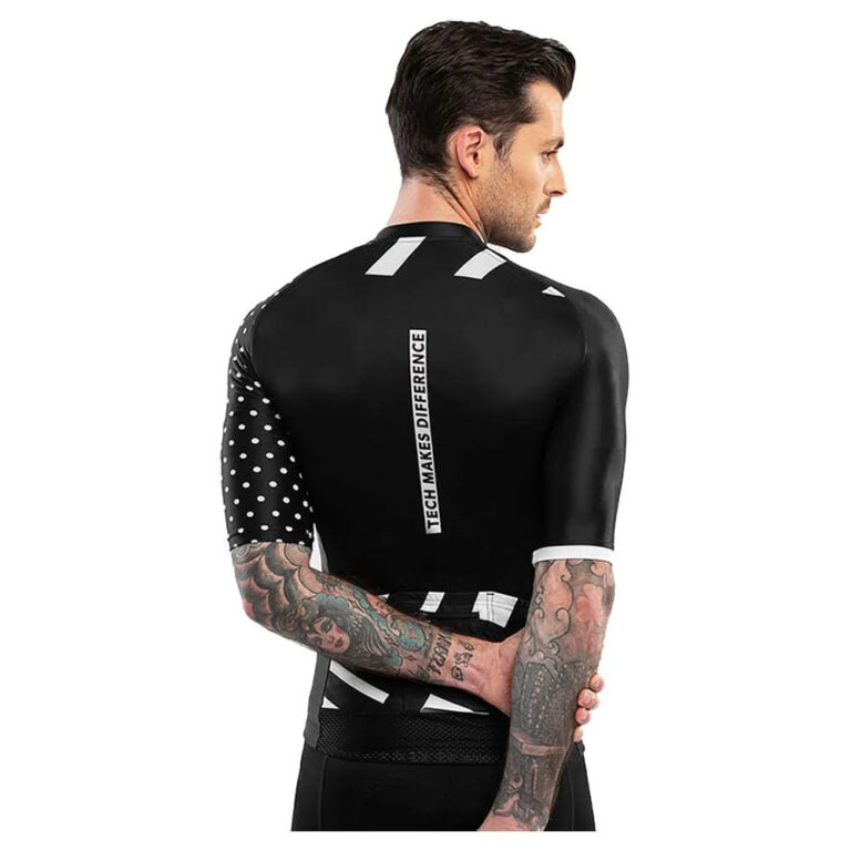 Siroko M2 Finisher Short Sleeve Jersey XS Black / White - L Black / White - Image 2