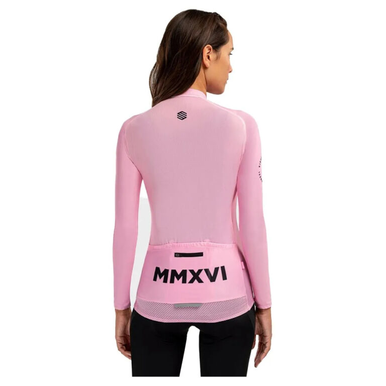 Siroko M2 Flamingo Long Sleeve Jersey S Bubblegum Pink / Black - XL Bubblegum Pink / Black - Image 2