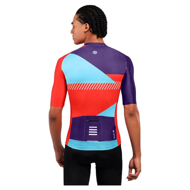 Siroko M2 Fl&amp;egrave;che Short Sleeve Jersey M Red / Blue / Purple - 2XL Red / Blue / Purple - Image 2