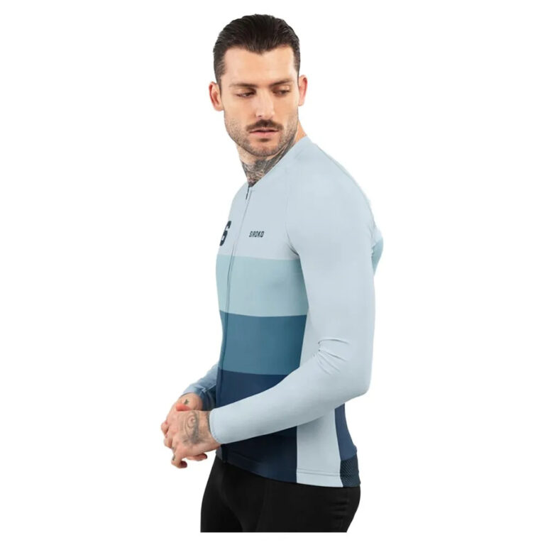 Siroko M2 Focus Long Sleeve Jersey M Blue / Grey / White - XL Blue / Grey / White - Image 3