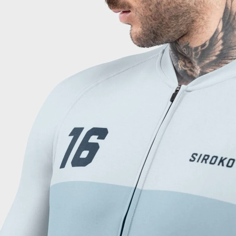 Siroko M2 Focus Long Sleeve Jersey M Blue / Grey / White - XL Blue / Grey / White - Image 5