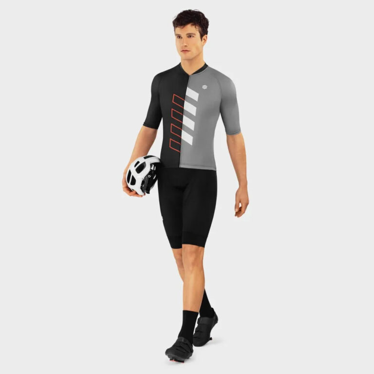 Siroko M2 Gatterl Short Sleeve Jersey L Black / Grey - Image 4