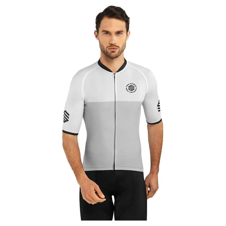 Siroko M2 Granfondo Short Sleeve Jersey S White / Grey - 2XL White / Grey